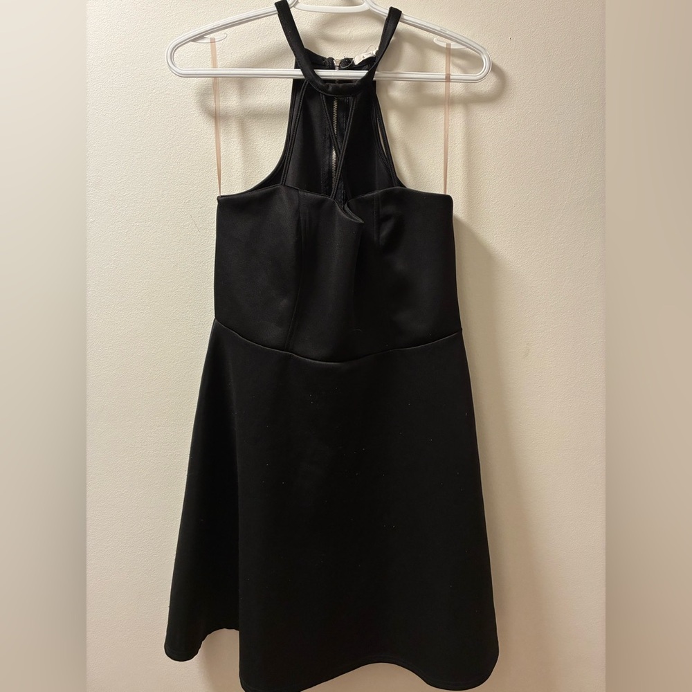 Black skater dress